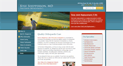 Desktop Screenshot of kylesheppersonmd.com